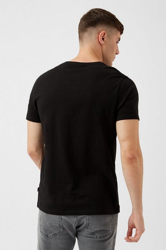 Burton Black V Neck T-shirt 3