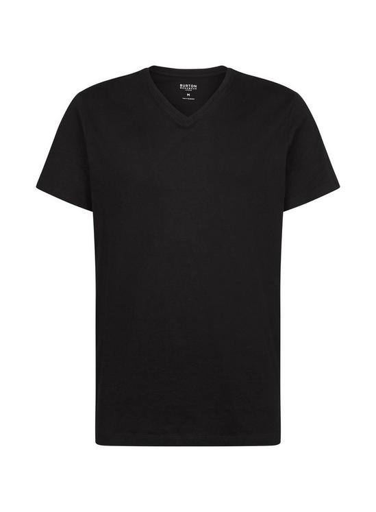 Burton Black V Neck T-shirt 6