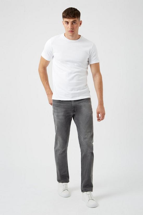 Burton Slim Fit White Textured T-Shirt 2