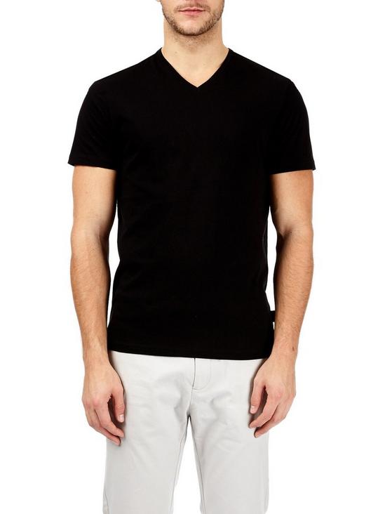 Burton Black Vee Neck T-Shirt 1