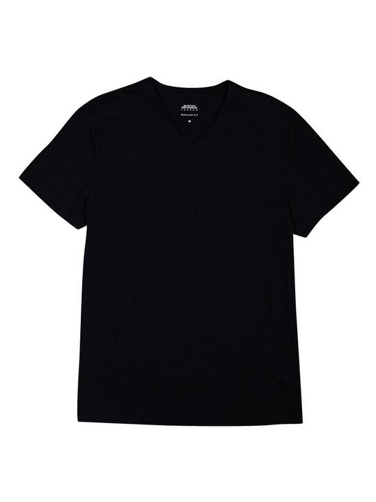 Burton Black Vee Neck T-Shirt 2