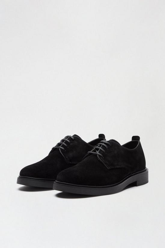 Burton Black Suede Derby Shoes 2