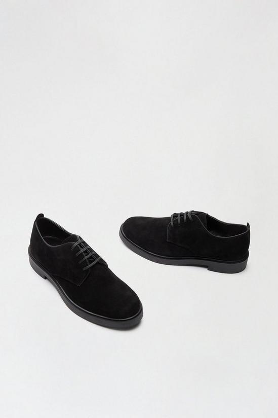 Burton Black Suede Derby Shoes 3
