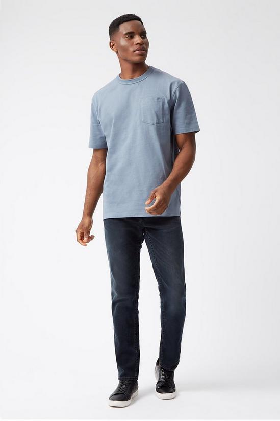 Burton Relaxed Fit Blue Heavy Weight T-shirt 2