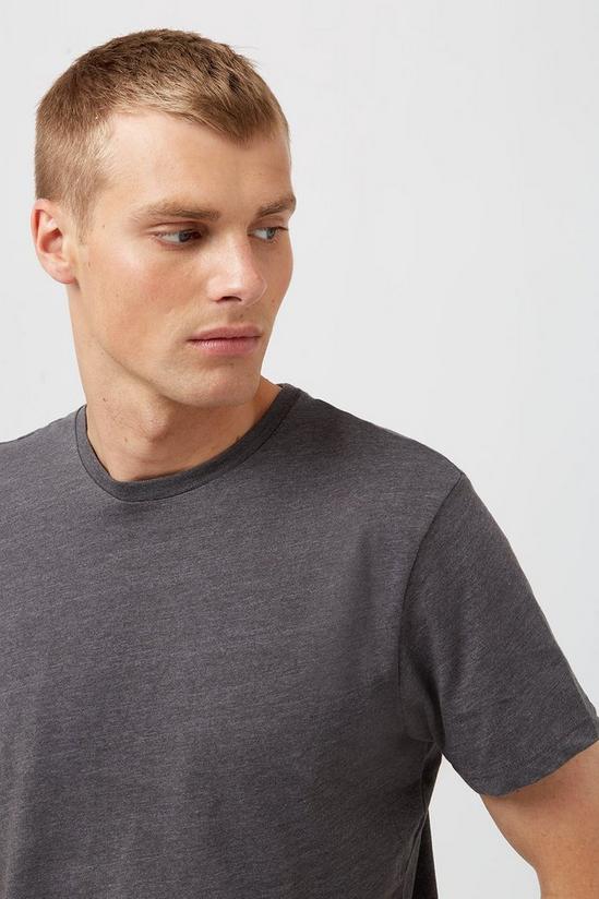 Burton 5 Pack Slim Fit Charcoal T-Shirt 4