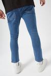 Burton Skinny Crop Mid Blue Rip Jeans thumbnail 3