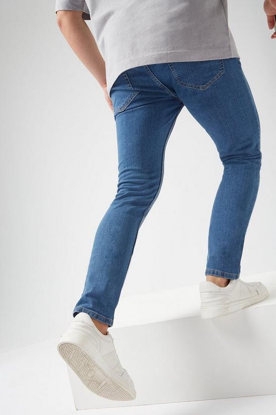 Burton Skinny Flat Blue Jeans 3