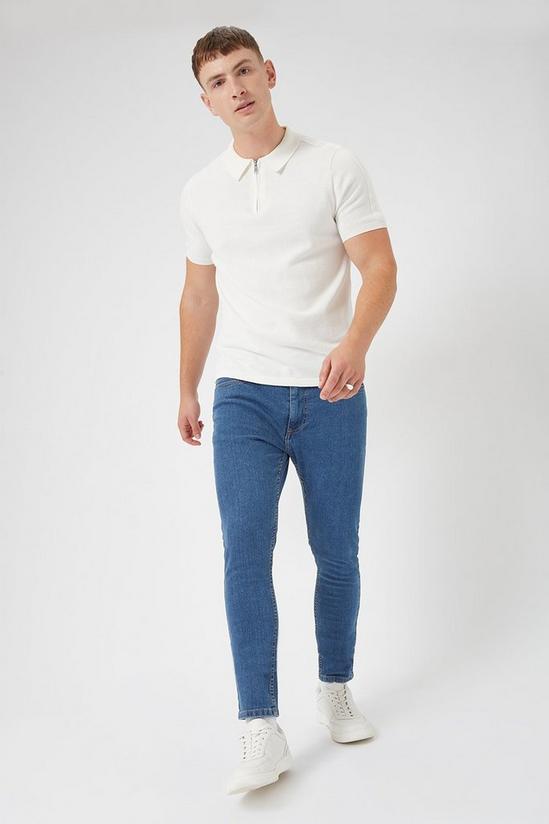 Burton Super Skinny Flat Blue Jeans 2