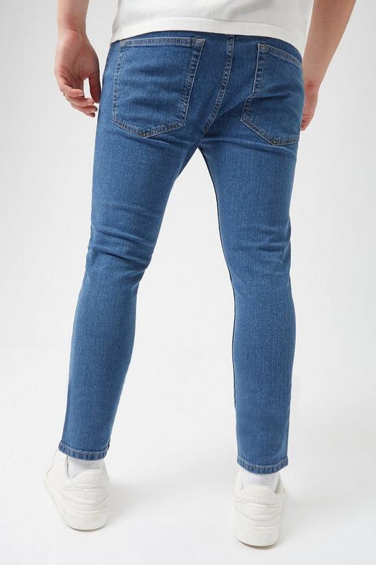 Burton Super Skinny Flat Blue Jeans 3