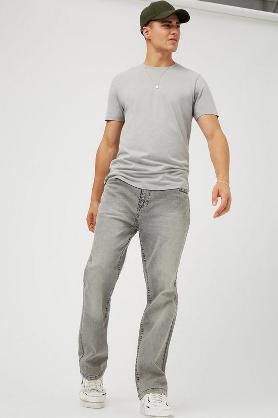 Burton Relaxed Fit Dusty Grey Jeans 1