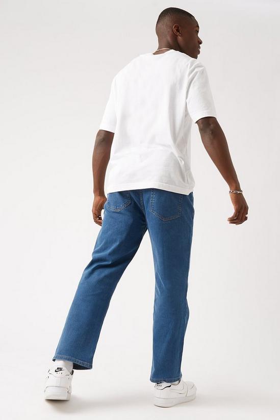 Burton Vintage Straight Mid Blue Jeans 3
