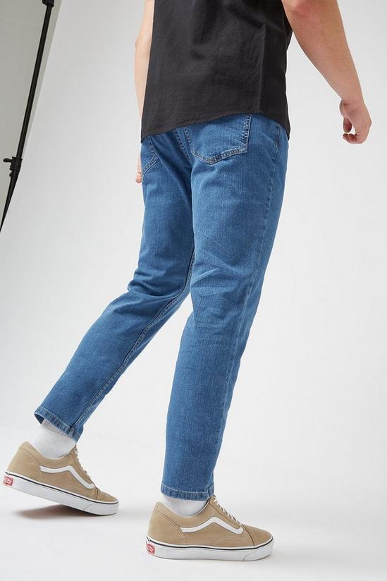 Burton Tapered Flat Blue Jeans 3