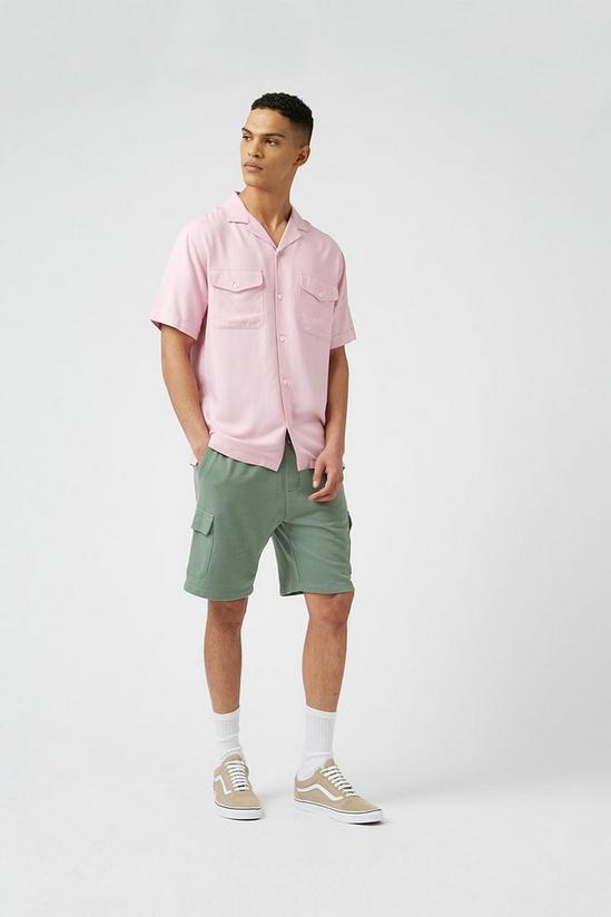 Burton Pink Twin Pocket Viscose Shirt 2