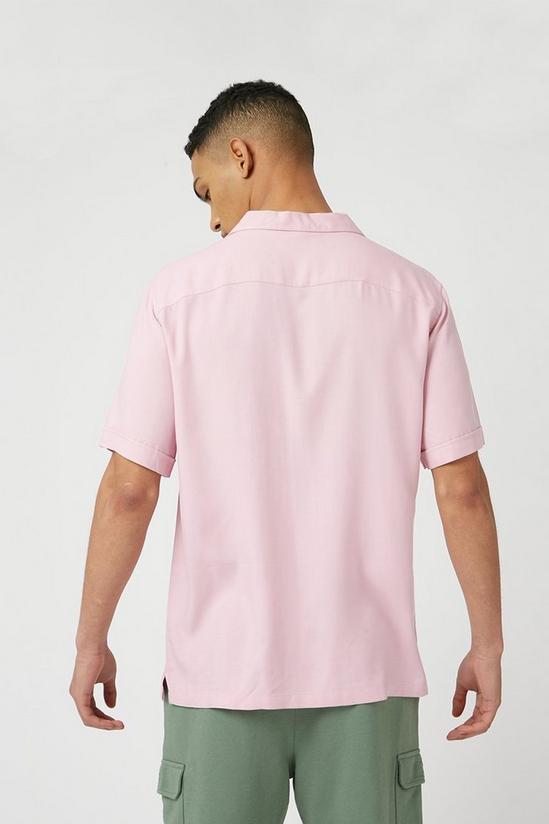 Burton Pink Twin Pocket Viscose Shirt 3