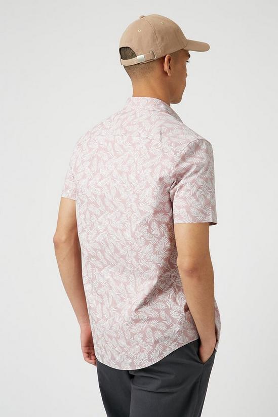 Burton Pink Printed Short Sleeve Shirt 3