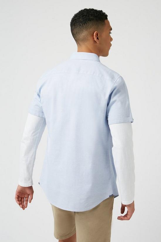 Burton Blue Textured Shirt 3