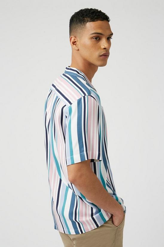 Burton Blue Hawaiian Stripe Shirt 3