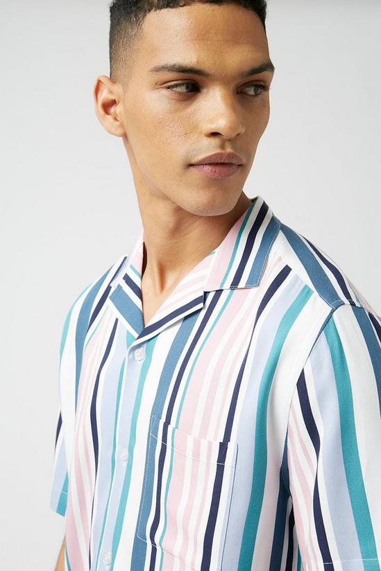 Burton Blue Hawaiian Stripe Shirt 4