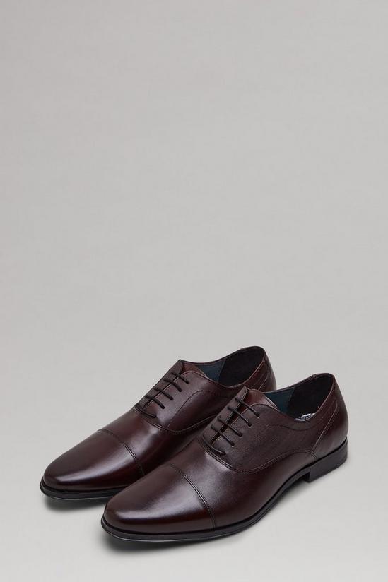 Burton Brown Leather Oxford Shoes 3