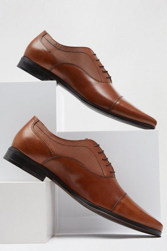 Burton Tan Benjamin Leather Shoes 4