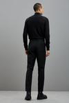 Burton Tapered Fit Black Pleat Front Smart Trousers thumbnail 3
