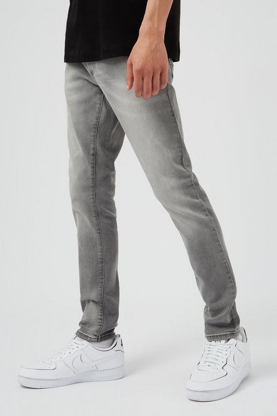 Burton Skinny Clean Grey Jeans 2