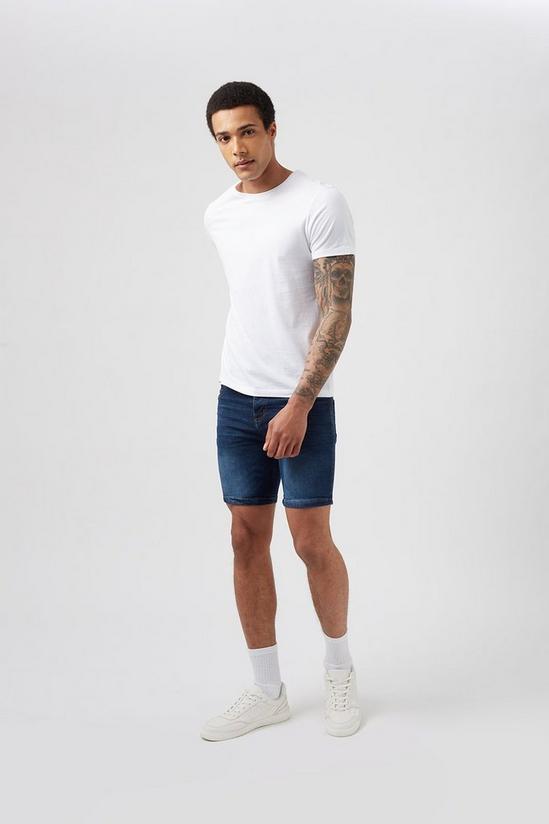 Burton Mid Blue Denim Shorts 2