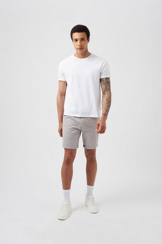 Burton Grey Subtle Stripe Shorts 1