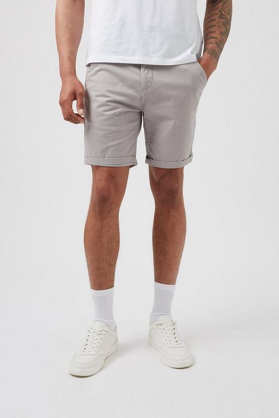 Burton Grey Subtle Stripe Shorts 2
