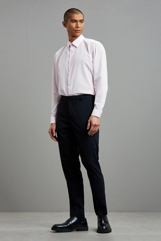 Burton Slim Navy Polyester Trousers 1