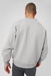 Burton Grey Sleeve Pocket Oversized Sweatshirt thumbnail 3