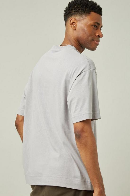 Burton Grey Front Pocket Oversized T-shirt 3