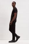 Burton Tapered Fit Black Worker Trousers thumbnail 2