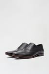 Burton Black Leather Oxford Brogue Shoes thumbnail 2