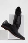 Burton Black Leather Oxford Brogue Shoes thumbnail 4