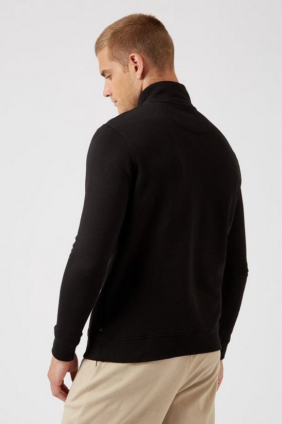 Burton Black 1/4 Zip Funnel Neck Sweatshirt 3