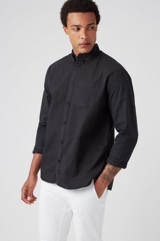 Burton Long Sleeve Relaxed Fit Oxford Shirt 1