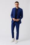 Burton super skinny cobalt suit jacket thumbnail 1