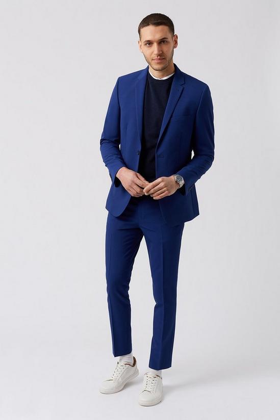 Burton super skinny cobalt suit jacket 1