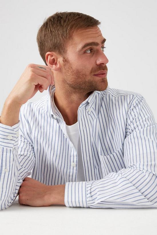 Burton Long Sleeve Relazed Fit Stripe Shirt 4