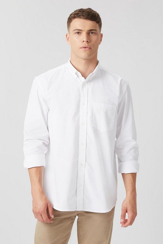 Burton Long Sleeve Oversized Oxford Shirt 1