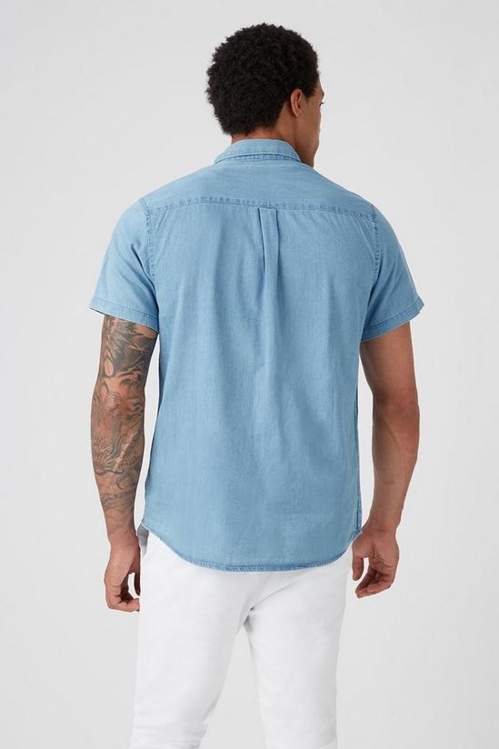 Burton Short Sleeve Western Denim Shirt 3