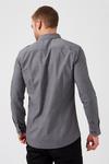 Burton Grey Skinny Fit Long Sleeve Shirt thumbnail 3