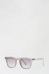 Burton Grey Plastic Wayfarer Sunglasses thumbnail 2