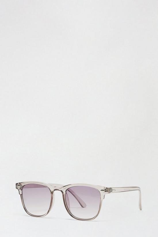 Burton Grey Plastic Wayfarer Sunglasses 2