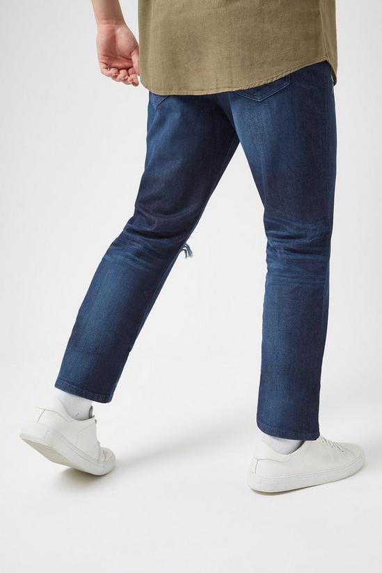 Burton Straight Authentic Rip Jeans 3