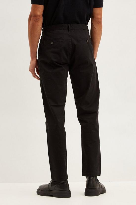Burton Slim Fit Black Chino Trousers 3