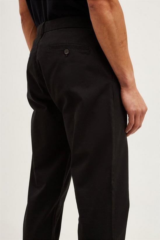 Burton Slim Fit Black Chino Trousers 4