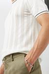 Burton Khaki Tapered Fit Crop Trousers thumbnail 4