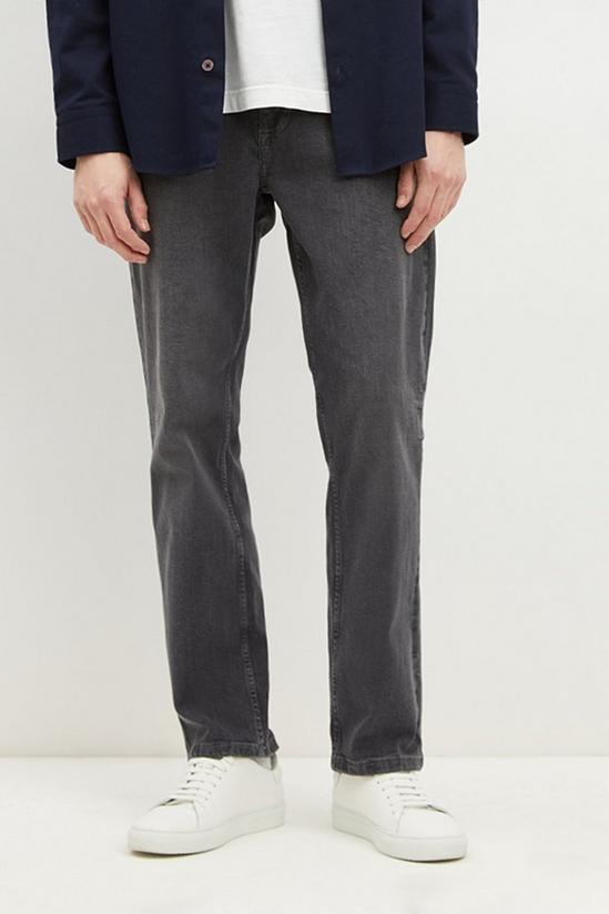 Burton Straight Leg Dark Grey Jeans 1